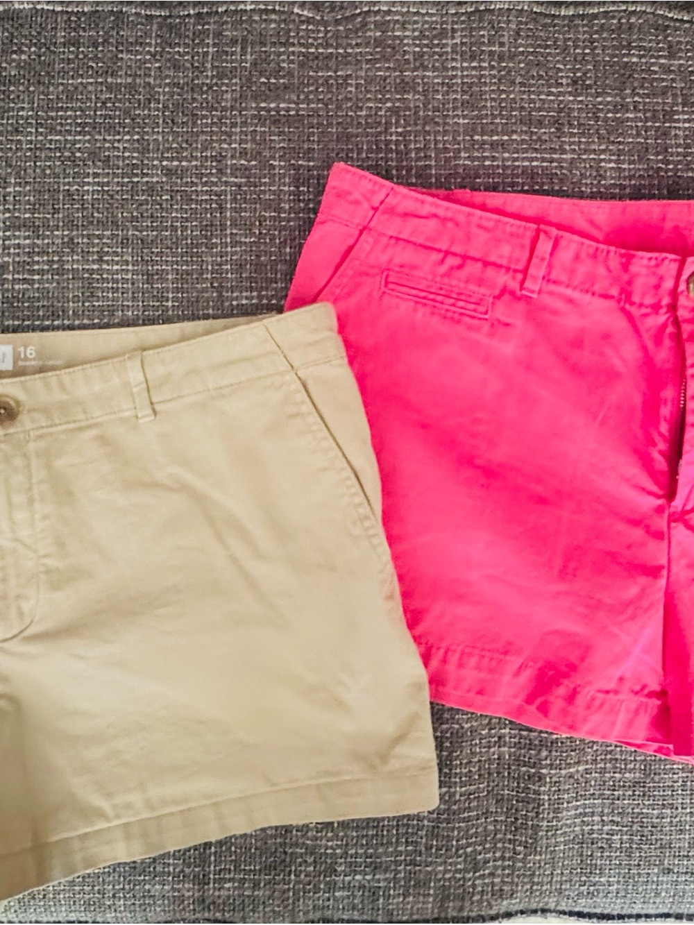 GAP Hot Pink and Khaki Women's Shorts